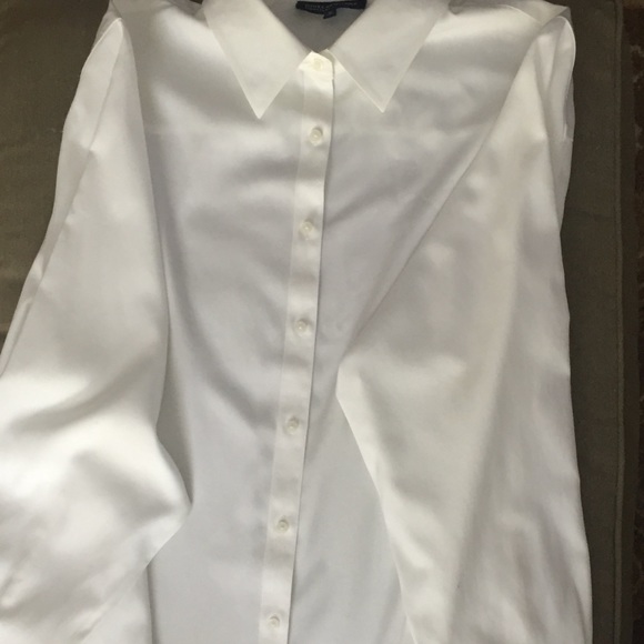 NWT Jones New York White No-Iron Dress Blouse - Picture 4 of 4